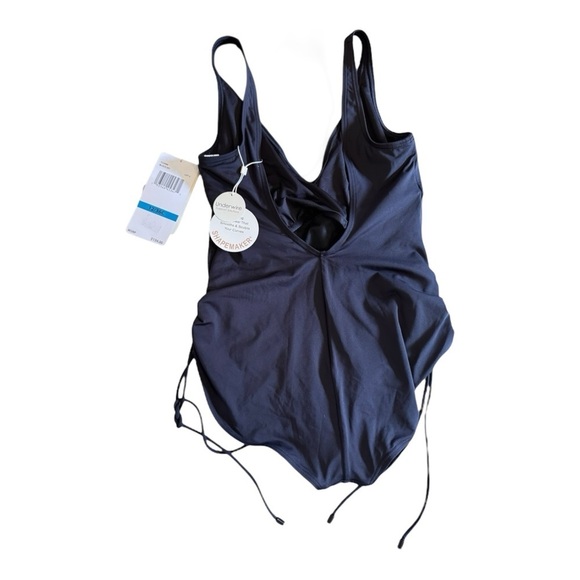 Coco Contours Stellar Drawstring Side Bra Sized Underwire One Piece Swimsuit NWT - Picture 4 of 5